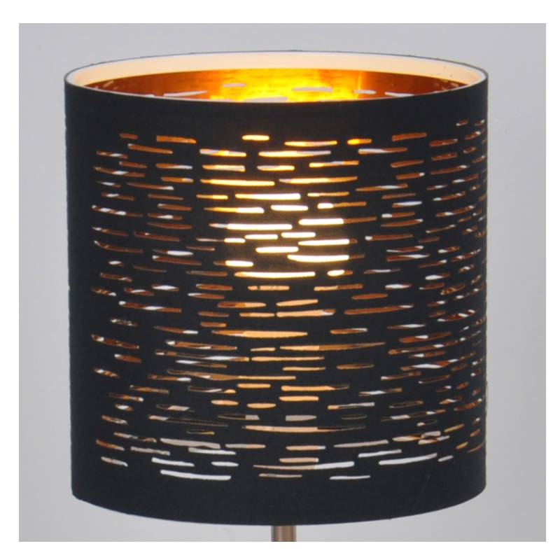 Lampa stołowa z abażurem wycinanym laserowo