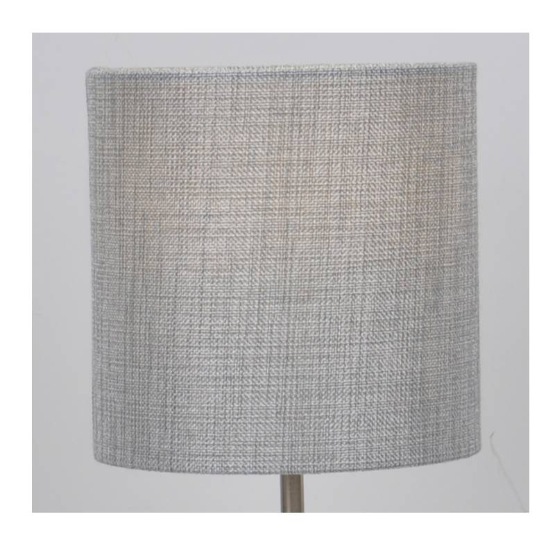 Lampa stołowa z lnianym kloszem