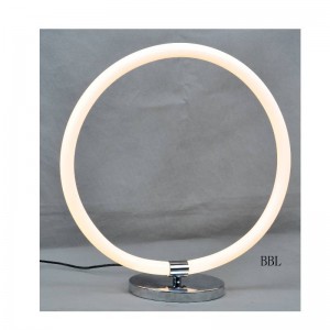 Lampa stołowa LED z akrylową okrągłą tubą