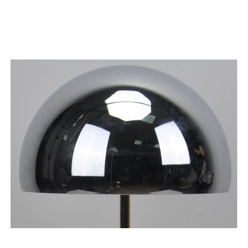 Lampa stołowa LED z białą marmurową podstawą