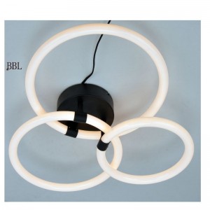 LED lampa sufitowa z akrylowym pierścieniem okrągłym