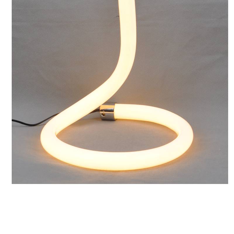 Lampa stołowa LED z rurką akrylową i bez cienia