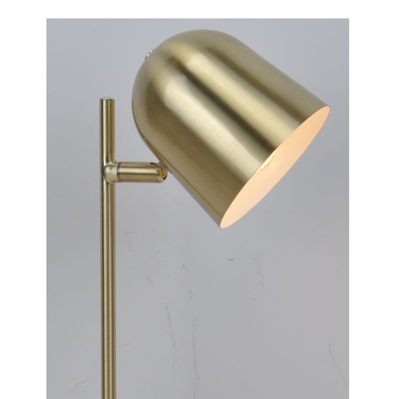 Lampa stołowa z obrotowym metalowym kloszem