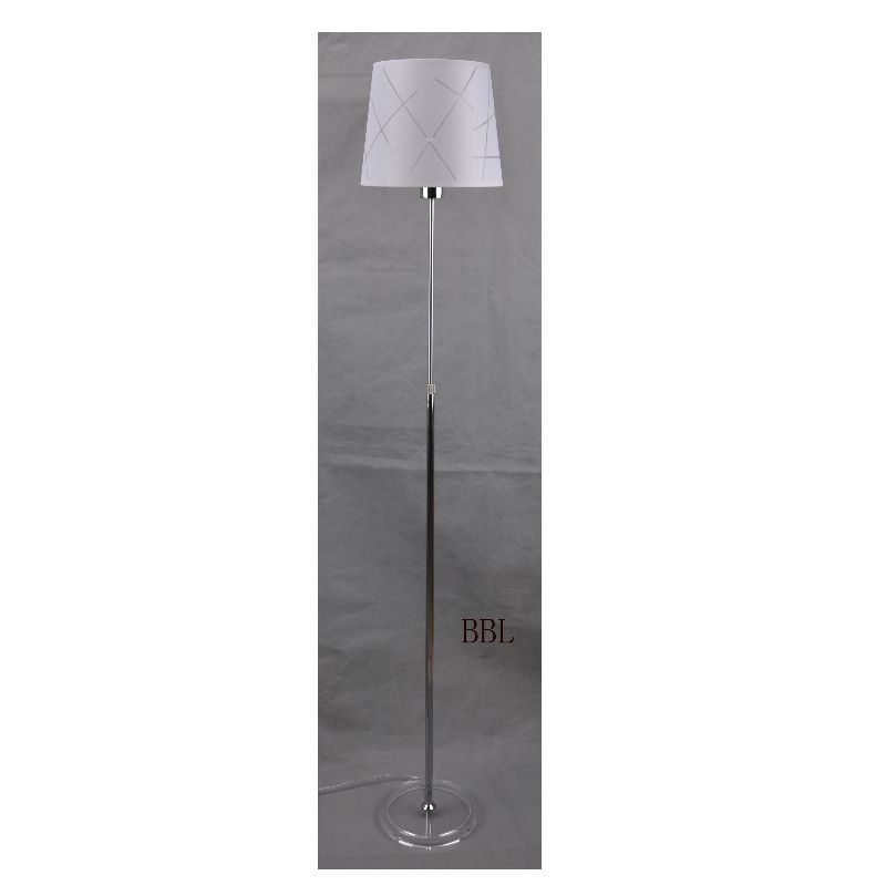 Lampa podłogowa z odcieniem tkaniny, może regulować w górę i w dół