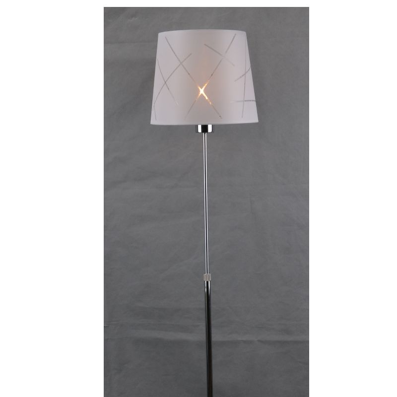 Lampa podłogowa z odcieniem tkaniny, może regulować w górę i w dół
