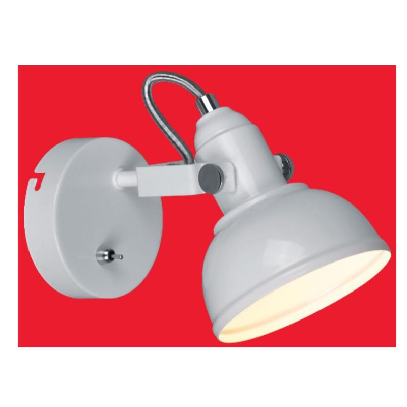 Spot light-1 z metalowym odcieniem i podkładką
