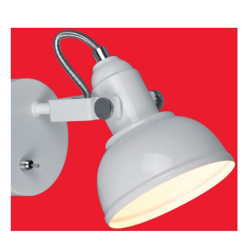 Spot light-1 z metalowym odcieniem i podkładką